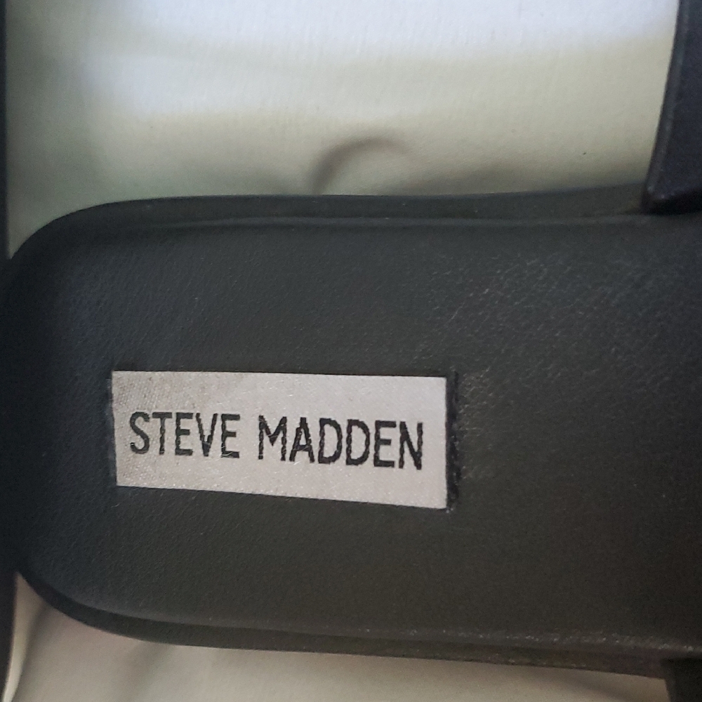 Steve Madden Dark Slide Sandals - Picture 2 of 5